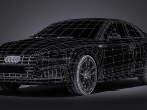 Audi S5 Coupe 2017 3D Model