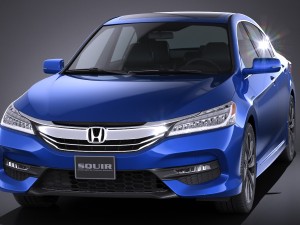 Honda Accord Hybrid 2017 Model 3D