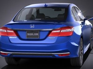 Honda Accord Hybrid 2017 Model 3D