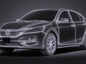 Honda Accord Hybrid 2017 Model 3D