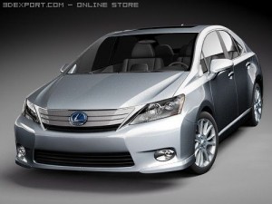 Lexus HS 250H 2010 3D Модель