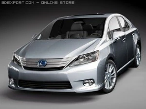 Lexus HS 250H 2010 3D Model
