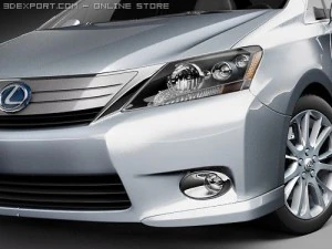 Lexus HS 250H 2010 3D Model