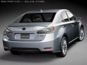 Lexus HS 250H 2010 3D Model