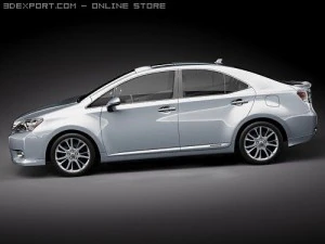 Lexus HS 250H 2010 3D Model