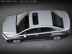 Lexus HS 250H 2010 3D Model