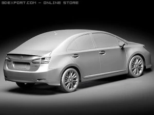 Lexus HS 250H 2010 3D Model