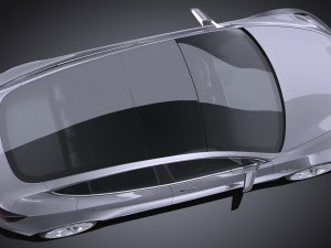 Tesla Model 3 2018 3Dモデル