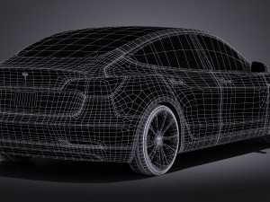 Tesla Model 3 2018 3Dモデル