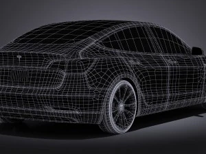 Tesla Modelo 3 2018 Modelo 3D