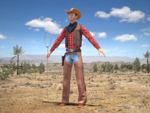 Cowboy Modelo 3D