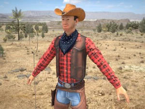 चरवाहा 3D मॉडल