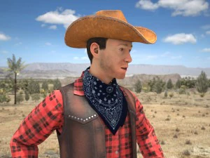 चरवाहा 3D मॉडल