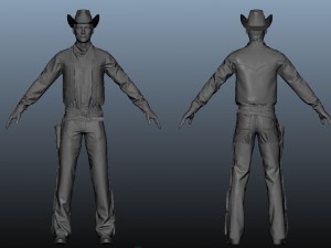 Cowboy 3Dモデル
