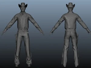 चरवाहा 3D मॉडल