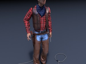 Cowboy 3Dモデル