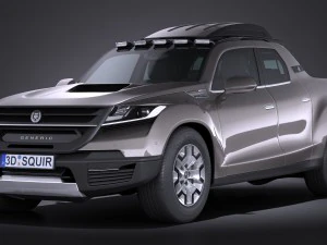 Generic Pickup 2016 3D Model