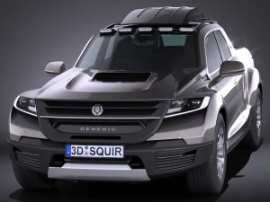 Generic Pickup 2016 3D Model