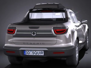 Generic Pickup 2016 3D Model