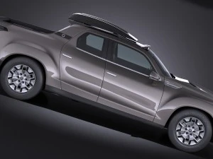 Generic Pickup 2016 3D Model