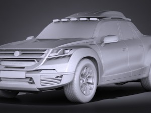Generic Pickup 2016 Modello 3D