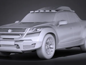 Generic Pickup 2016 3D Model