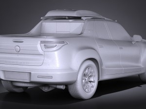 Generic Pickup 2016 Modello 3D