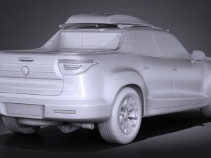 Generic Pickup 2016 3D Model