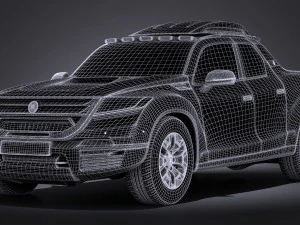 Generic Pickup 2016 3D Model