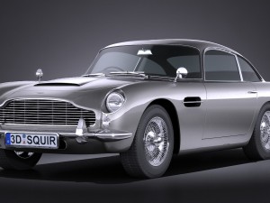 Aston Martin DB5 1963 vray 3D Model