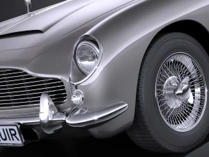 Aston Martin DB5 1963 vray 3D Model