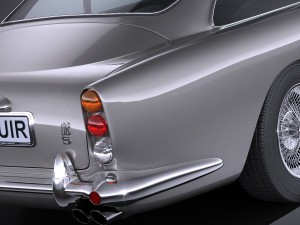 Aston Martin DB5 1963 vray 3D Model