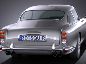Aston Martin DB5 1963 vray 3D Model