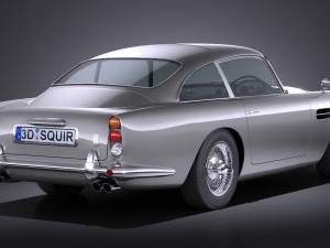 Aston Martin DB5 1963 vray 3D Model