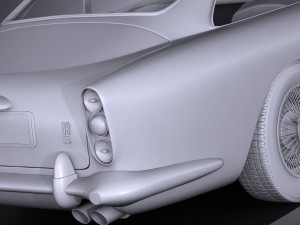 Aston Martin DB5 1963 vray 3D Model