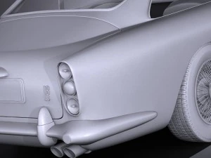 Aston Martin DB5 1963 vray 3D Model
