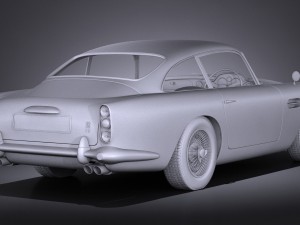 Aston Martin DB5 1963 vray 3D Model