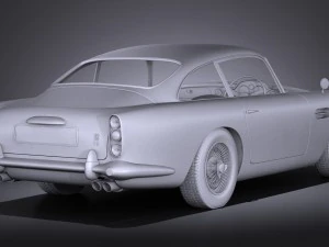 Aston Martin DB5 1963 vray 3D Model