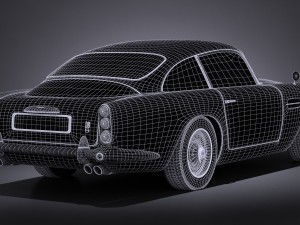Aston Martin DB5 1963 vray 3D Model