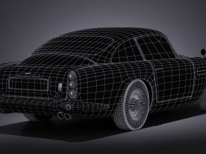 Aston Martin DB5 1963 vray 3D Model