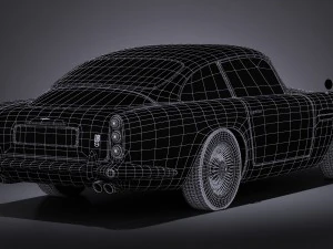 Aston Martin DB5 1963 vray 3D Model