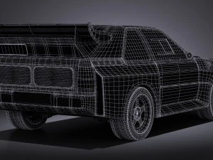 Audi Sport Quattro S1 E2 1985 Vray 3D Model