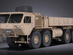 Oshkosh Hemitt A4 Cargo Truck 3D Model