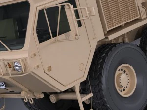 Oshkosh Hemitt A4 Cargo Truck 3D Model