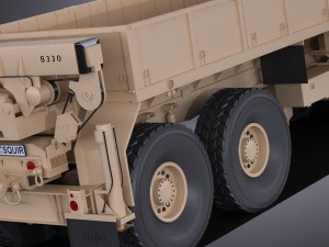 Oshkosh Hemitt A4 Cargo Truck 3D Модель