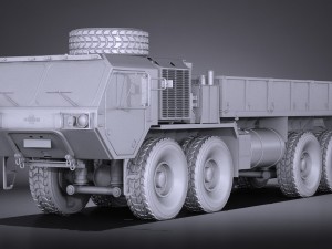 Oshkosh Hemitt A4 Cargo Truck 3D Модель