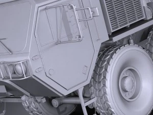 Oshkosh Hemitt A4 Cargo Truck 3D Model