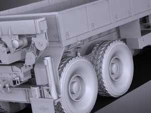 Oshkosh Hemitt A4 Cargo Truck 3D Модель