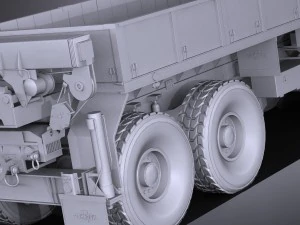 Oshkosh Hemitt A4 Cargo Truck 3D Model