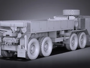 Oshkosh Hemitt A4 Cargo Truck 3D Model